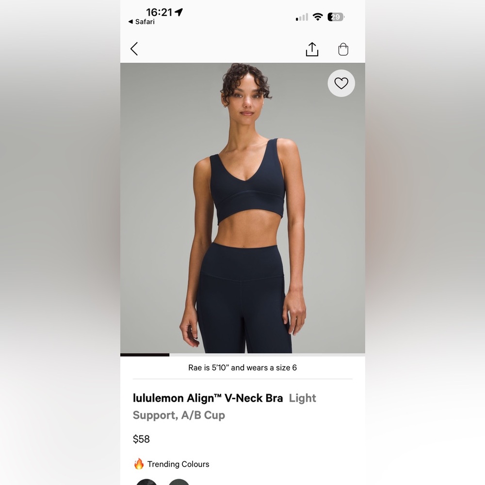 lululemon athletica align Sports Bra - Navy